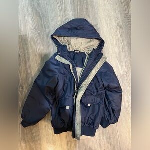 New Balance boy Navy and Gray Jacket kids